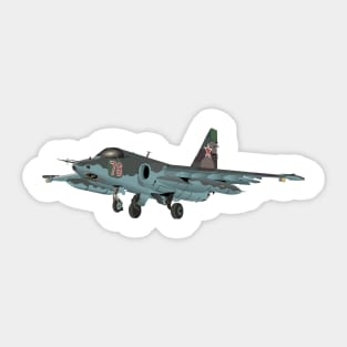 Su-25 Russian Jet Aircraft Sticker